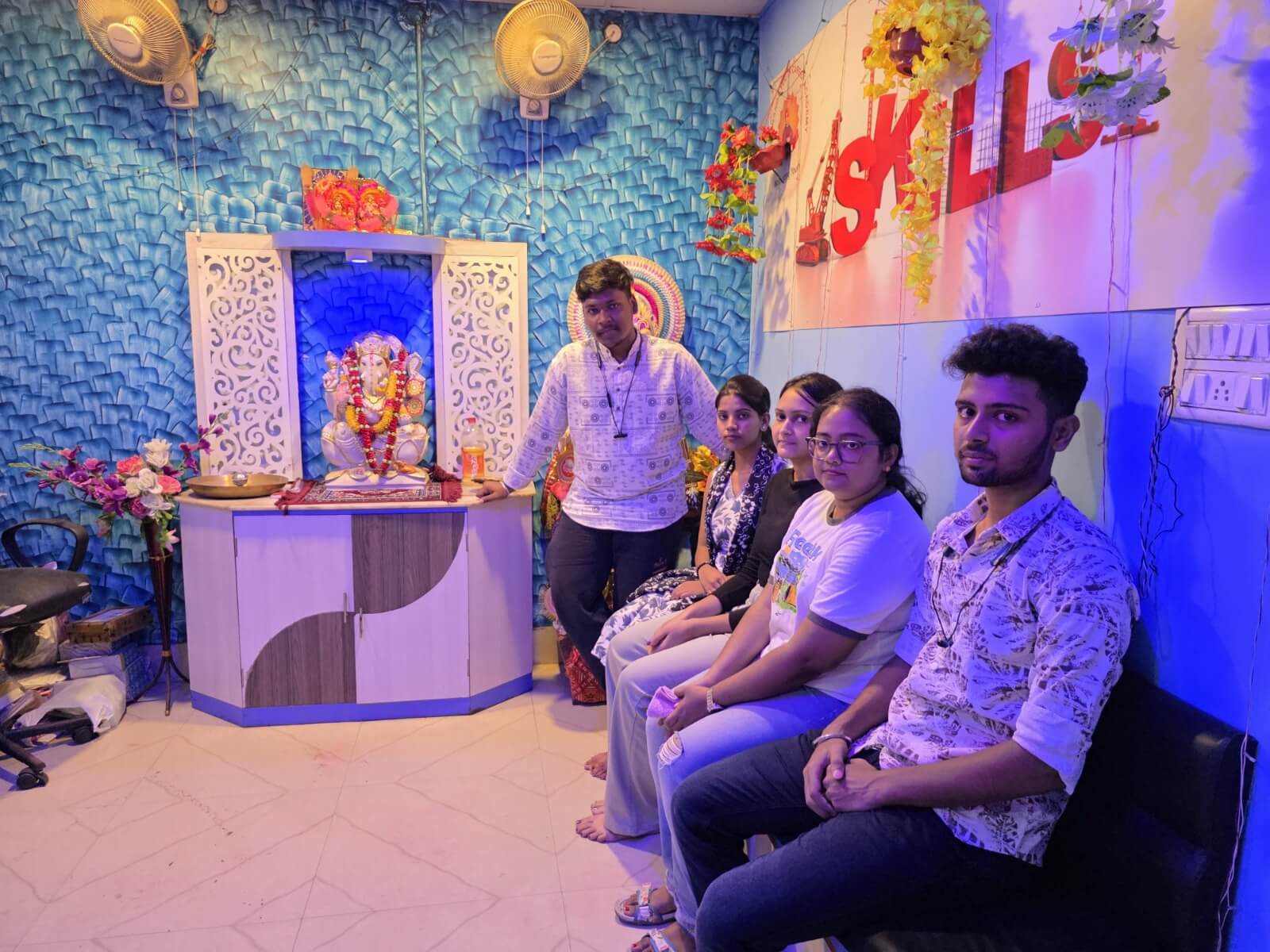 Vivekananda Youth Career Academy at the center